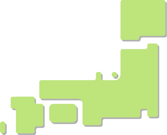 日本地図のイラスト